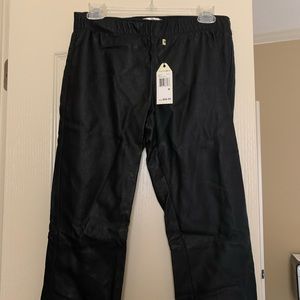 Faux leather leggings